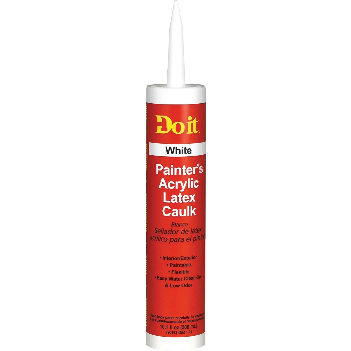 Carefully Designed Do it 10.1 Oz. White Painter's Acrylic Latex Caulk Verified