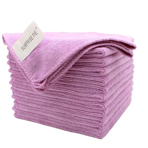 Powerful Microfiber Cleaning Cloths 12 Count Relaxed