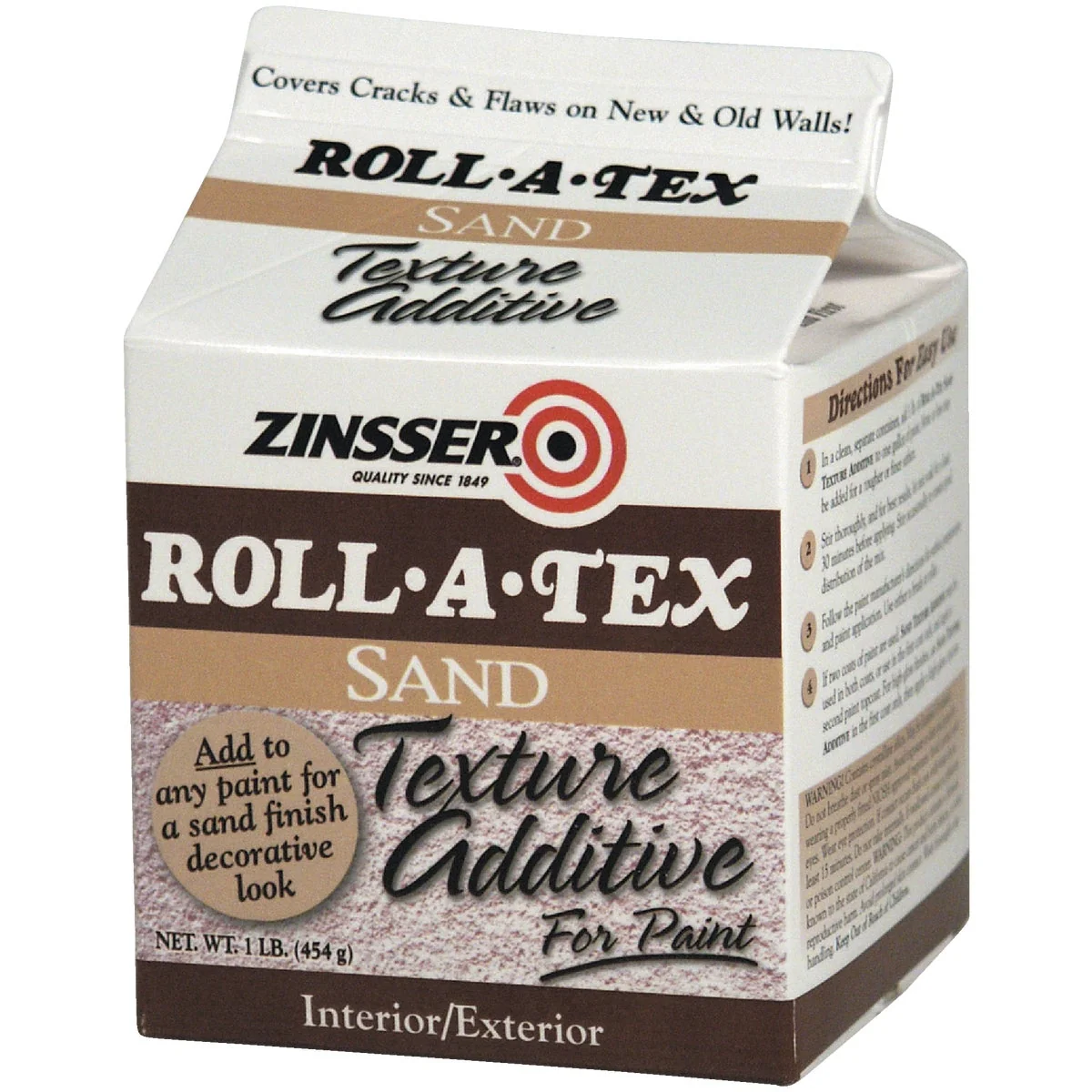 Consistent Zinsser Roll-A-Tex Sand Finish Texture Paint Additive 1 Lb. Responsible