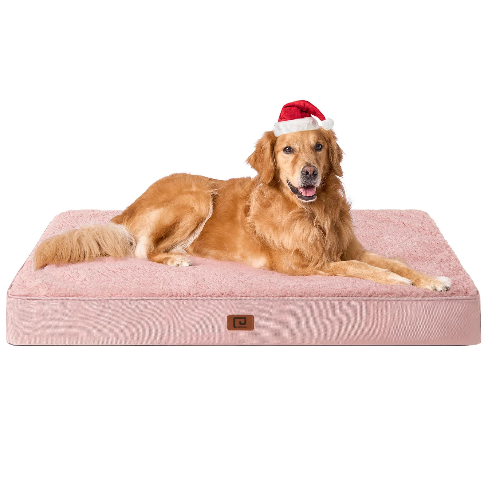 Contemporary EHEYCIGA Orthopedic XL Dog Bed Pink 44x32 – Removable Washable Cover Trendy