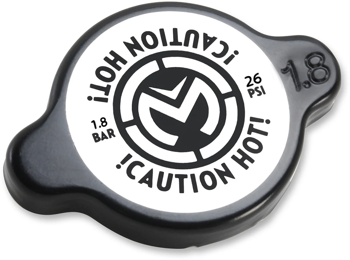 Next-Generation MOOSE RACING High Pressure Radiator Cap - Black - 1.8 Bar 212-1801 Powerful