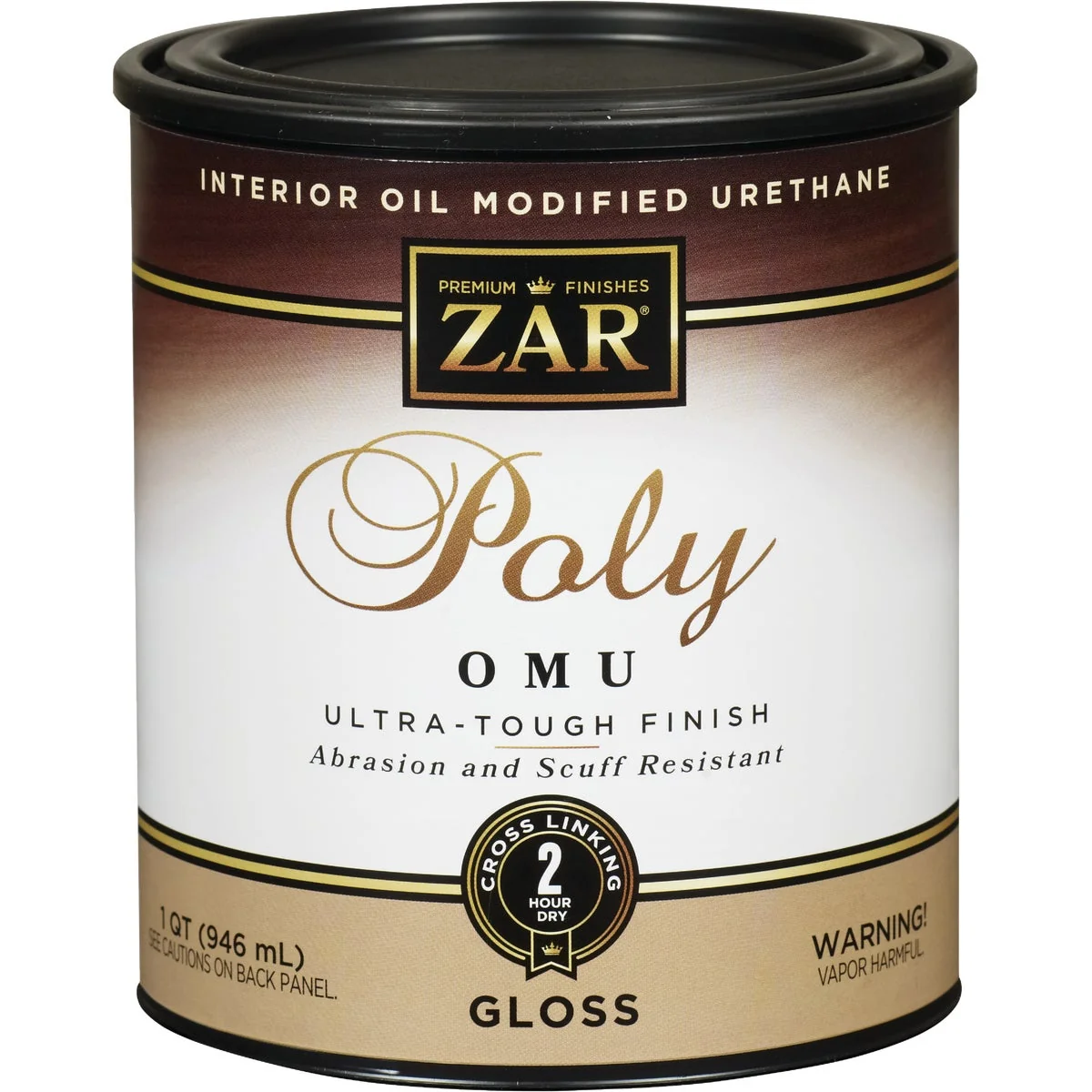 Solid ZAR Gloss Ultra Max Interior Polyurethane 1 Qt. Next-Generation