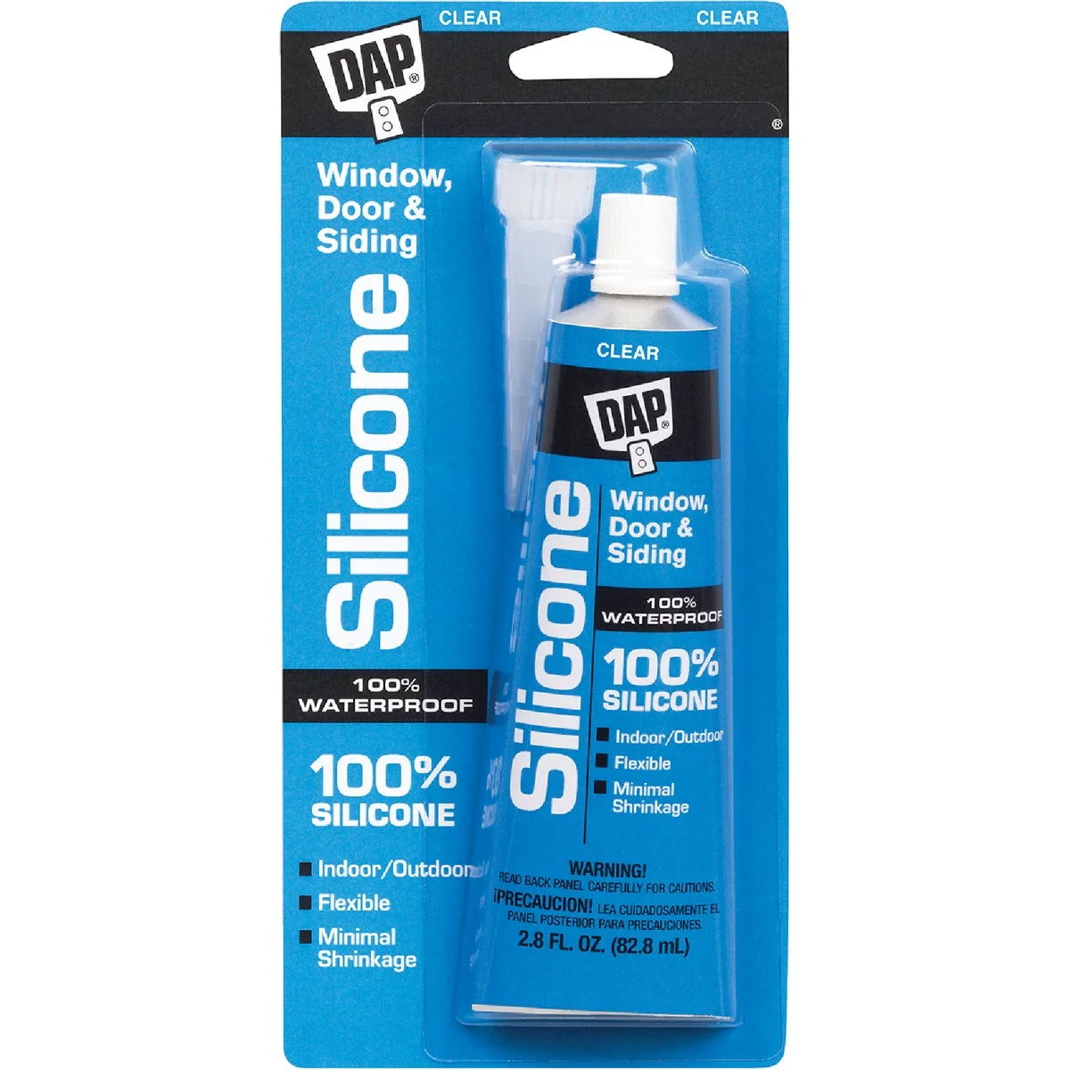 Detailed DAP 2.8 Oz. Window Door Siding Silicone Sealant Clear Practical