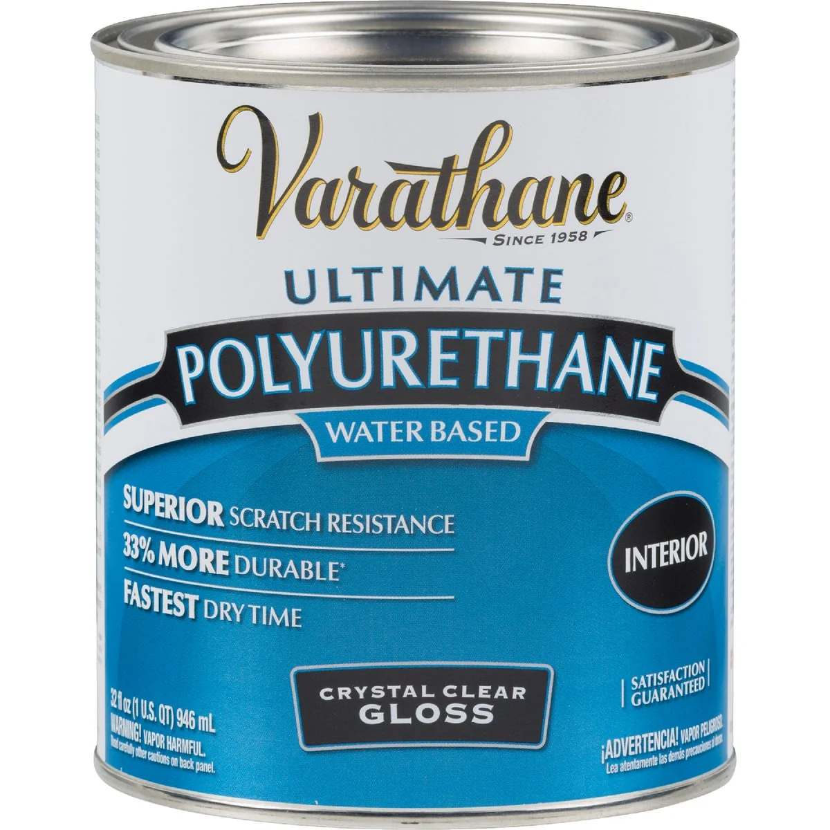 Detailed Varathane Gloss No Odor Water Based Interior Polyurethane 1 Qt. Smart