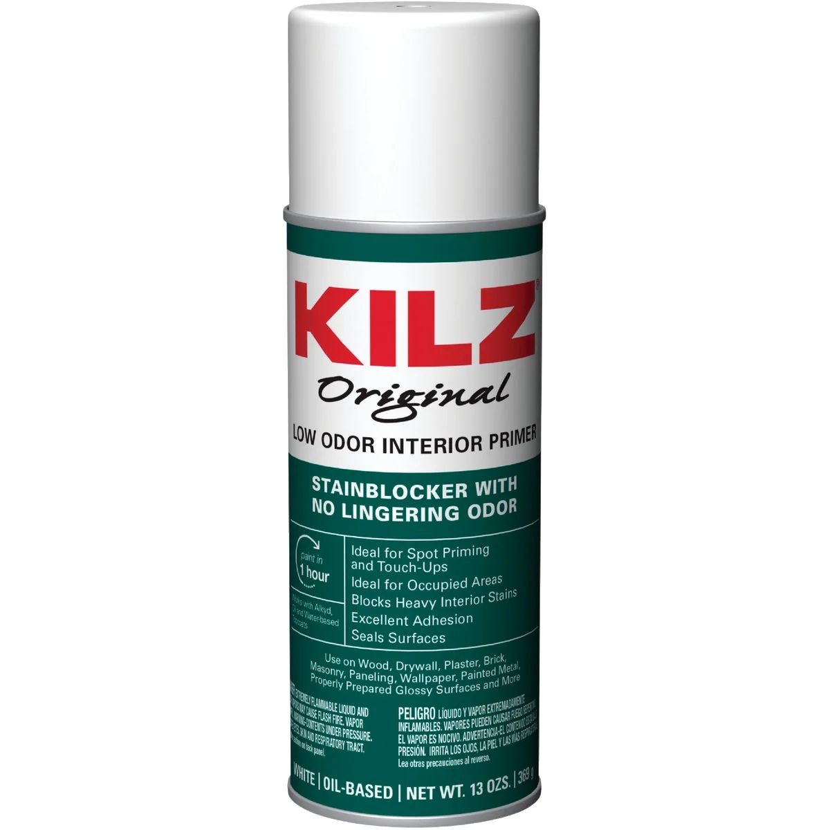 Outstanding Kilz Low Odor Oil-Based Interior Primer Sealer Stainblocker White 13 Oz. Easy-to-Use