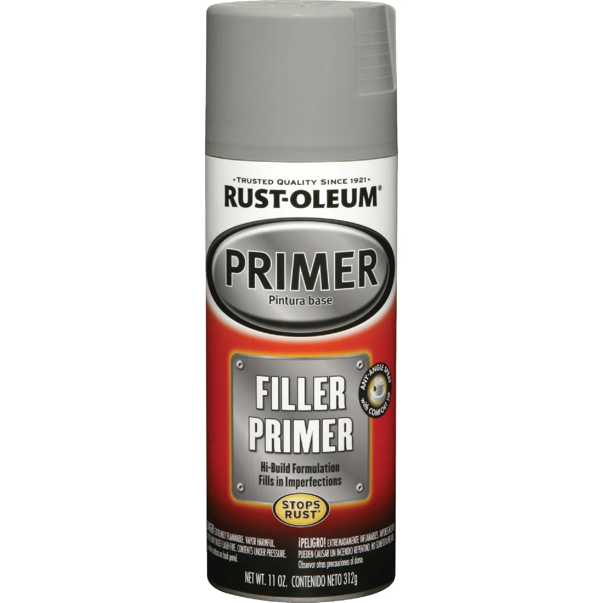Flexible Rust-Oleum Stops Rust Gray 11 Oz. Automotive Spray Filler Primer Smart