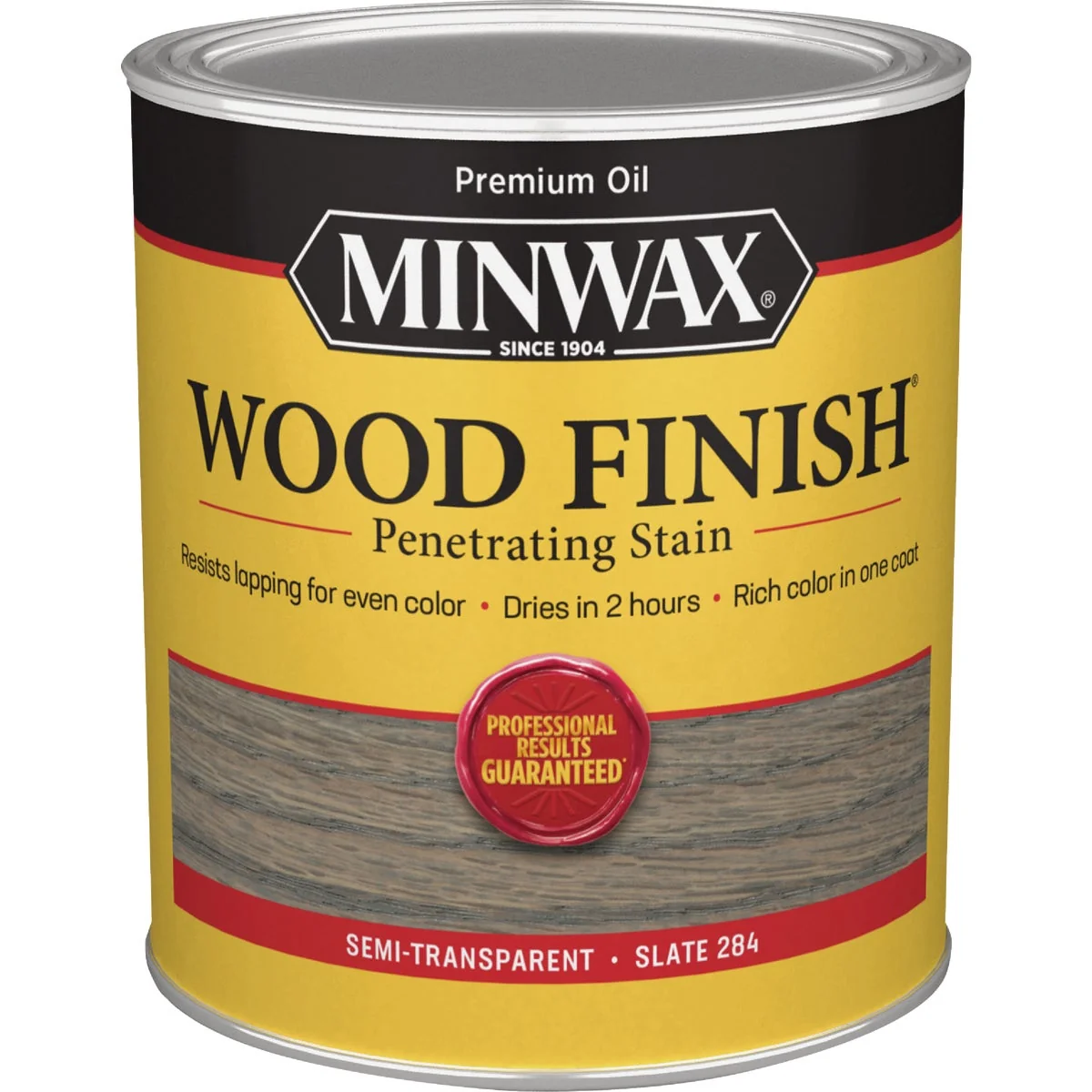 Environmentally Friendly Minwax Penetrating Stain Wood Finish Slate 1 Qt. Authentic