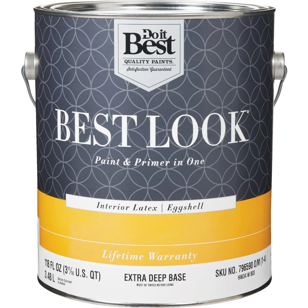 Original Design Look Latex Paint Primer In One Eggshell Interior Wall Paint Extra Deep Base 1 Gal. Versatile