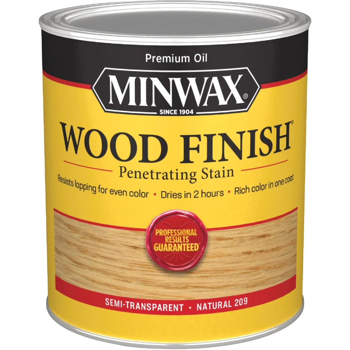 Efficient Minwax Wood Finish Penetrating Stain Natural 1 Qt. Proven