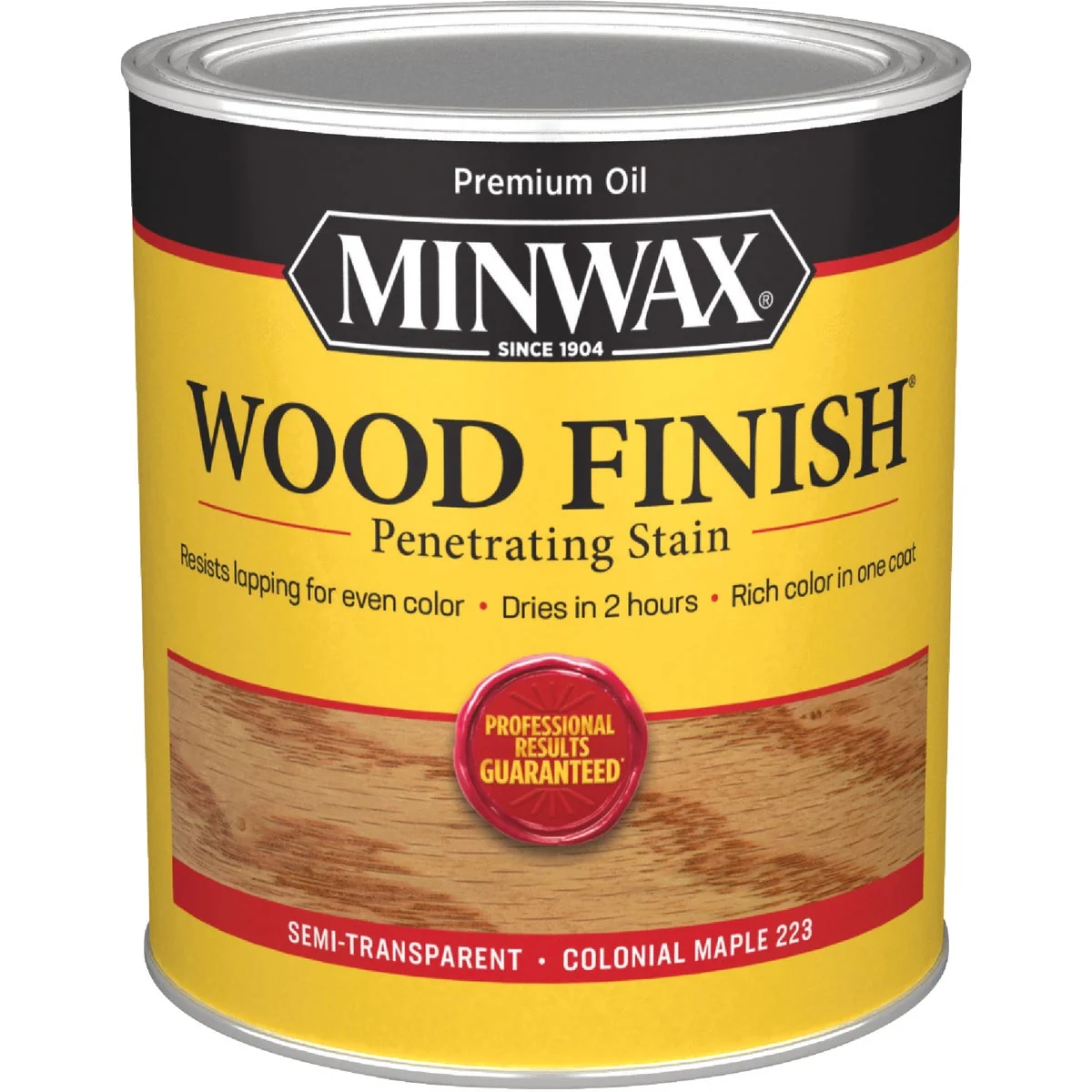 Effective Minwax Wood Finish Penetrating Stain Colonial Maple 1 Qt. Traditional