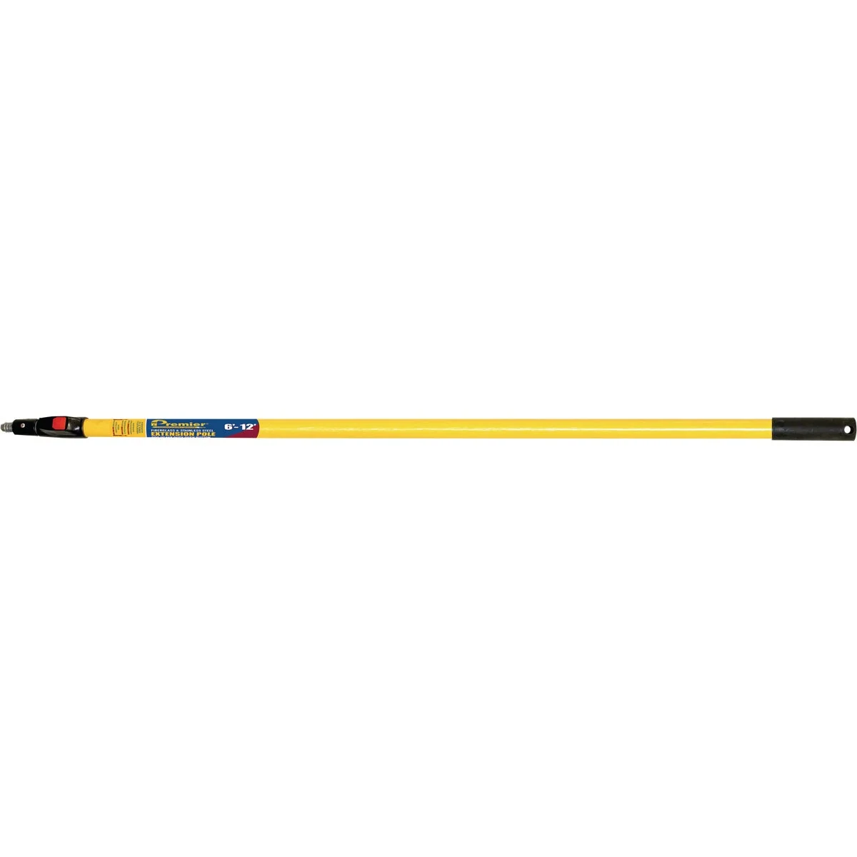 Elite Premier 6 Ft. To 12 Ft. Telescoping Fiberglass Stainless Steel Push Button Extension Pole Luxury