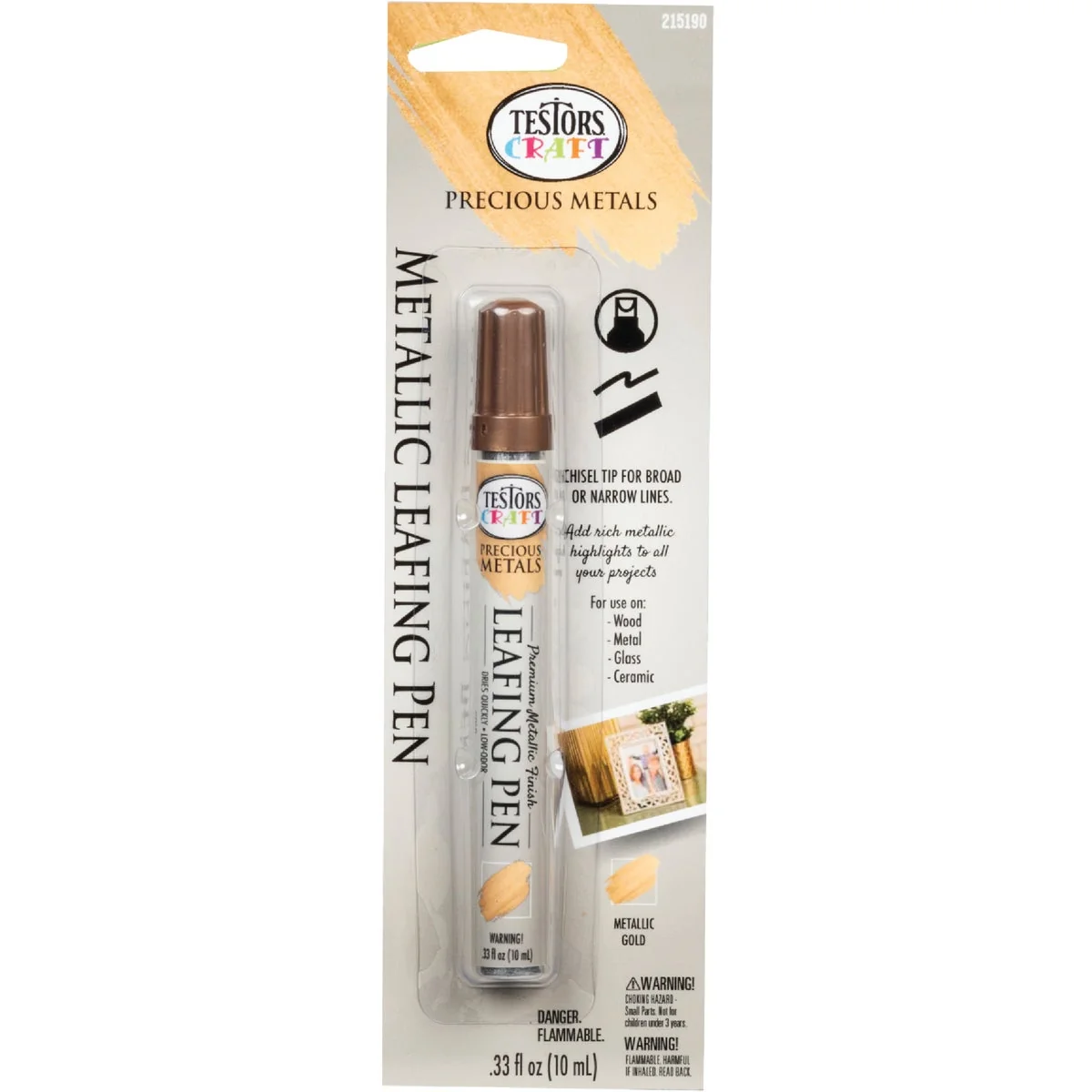 Innovative Testors Craft Metallic Gold Leafing Paint Pen Consistent