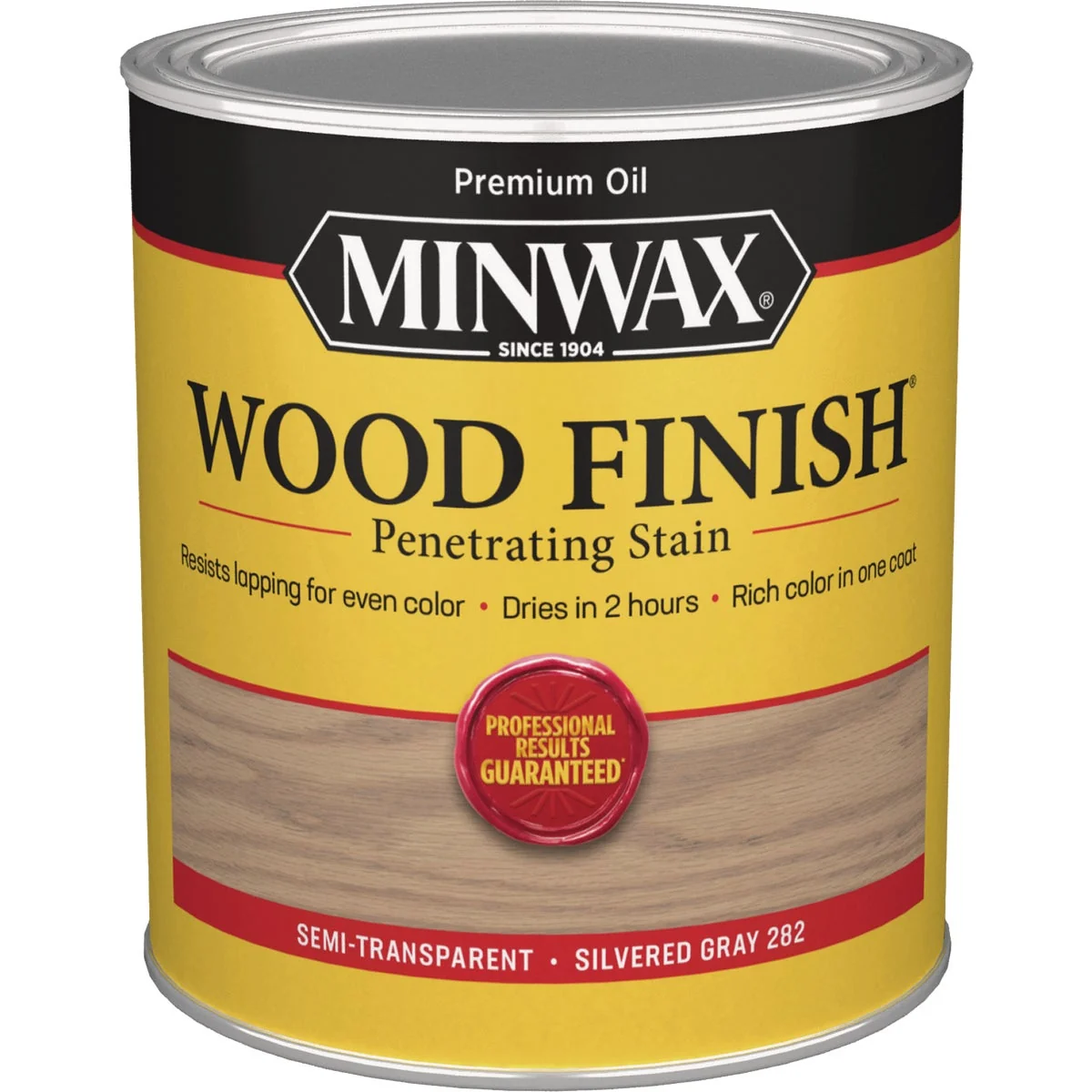 Lightweight Minwax Wood Finish Penetrating Stain Silvered Gray 1 Qt. Detailed