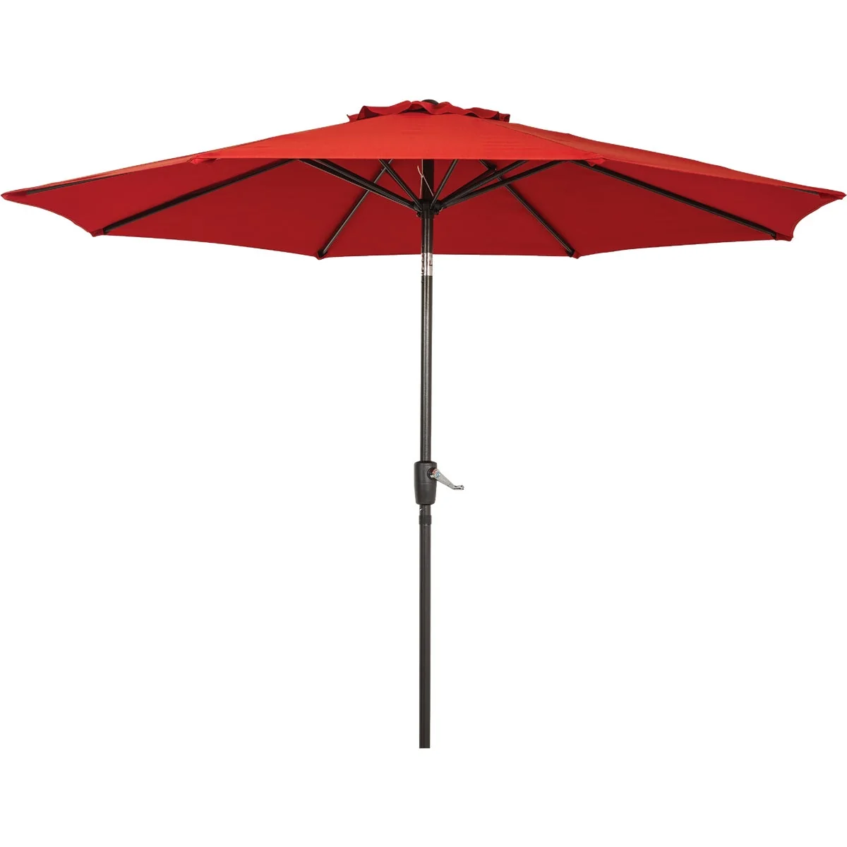 Healthy Outdoor Expressions 9 Ft. Aluminum Tilt Crank Crimson Red Patio Umbrella Versatile