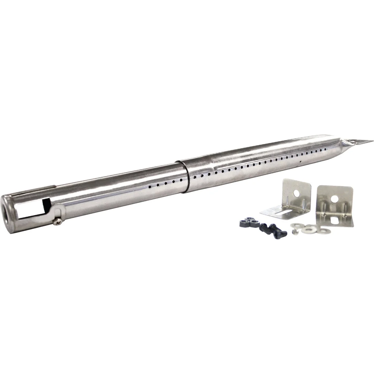 Fine GrillPro 14-3 4 In. to 18-1 2 In. Stainless Steel Universal Tube Grill Burner Efficient