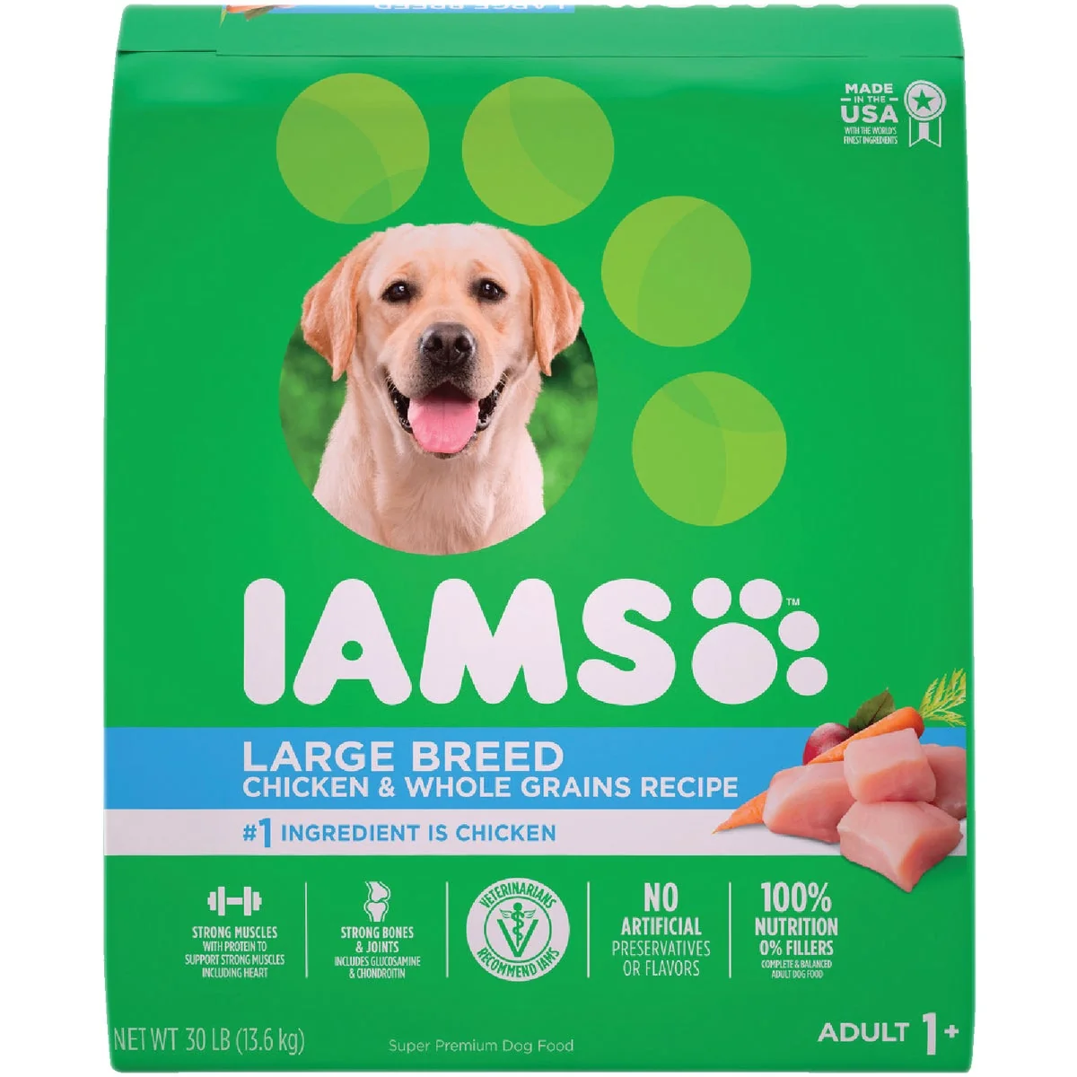 Responsible IAMS Proactive Health Large Breed 30 Lb. Adult Dry Dog Food Easy-to-Use