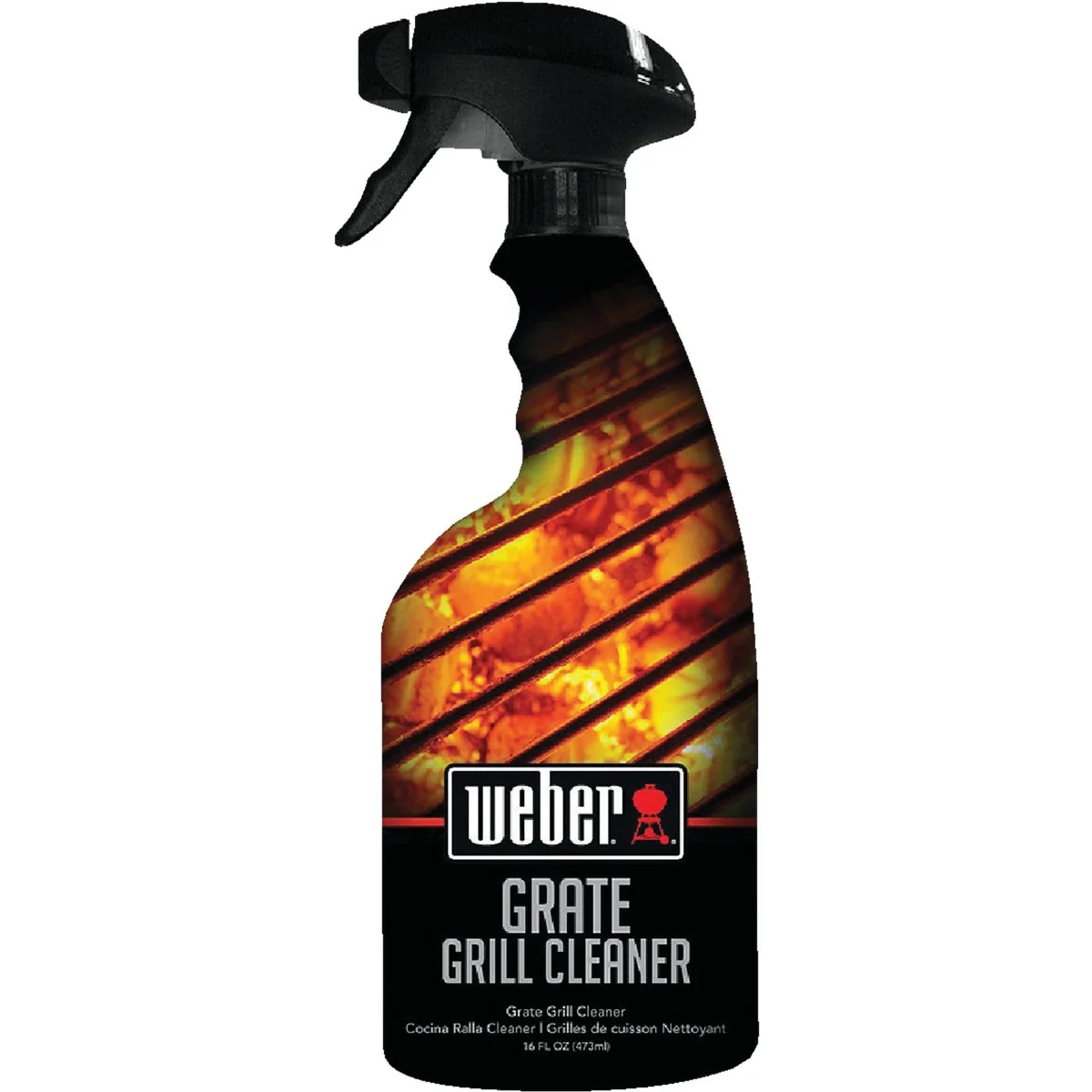 Official Weber 16 Oz. Grate Barbeque Grill Cleaner Lightweight
