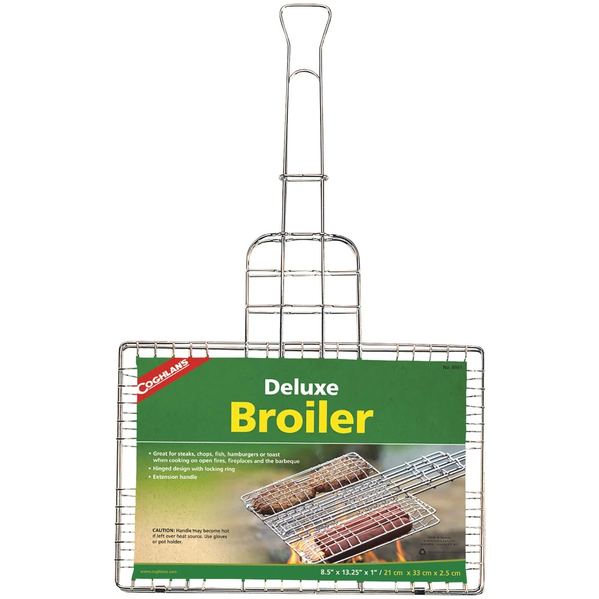 Minimalist Coghlans 9 In. W. x 13 In. L. Chrome-Plated Metal Deluxe Broiler Proven