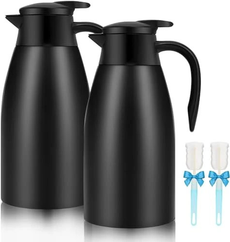 Convenient 68oz Coffee Carafe Insulated 2 Count Premium Material