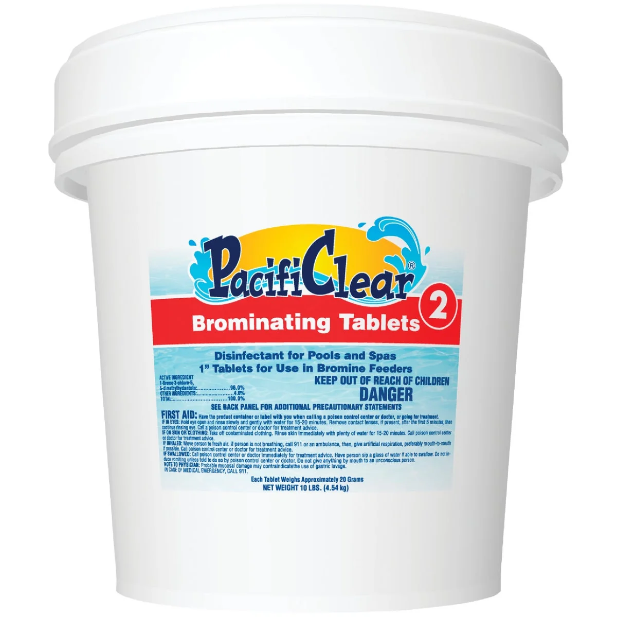 Original Design PacifiClear 10 Lb. Bromine Tablet Casual