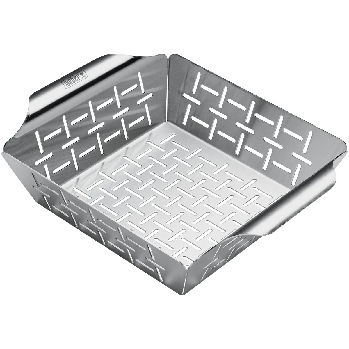 Selected Weber Style 7.5 In. W. x 2.38 In. H. x 9.5 In. L. Stainless Steel Vegetable Basket Versatile