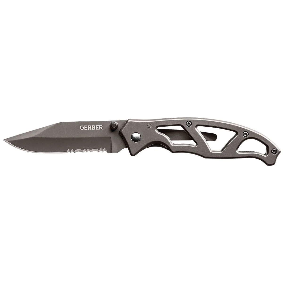 Luxury Gerber Paraframe I Serrated 3 In. Folding Knife Responsible