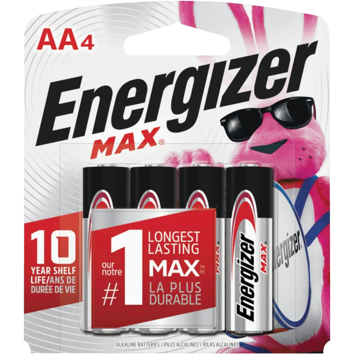 Luxury Energizer Max AA Alkaline Battery 4-Pack Certified