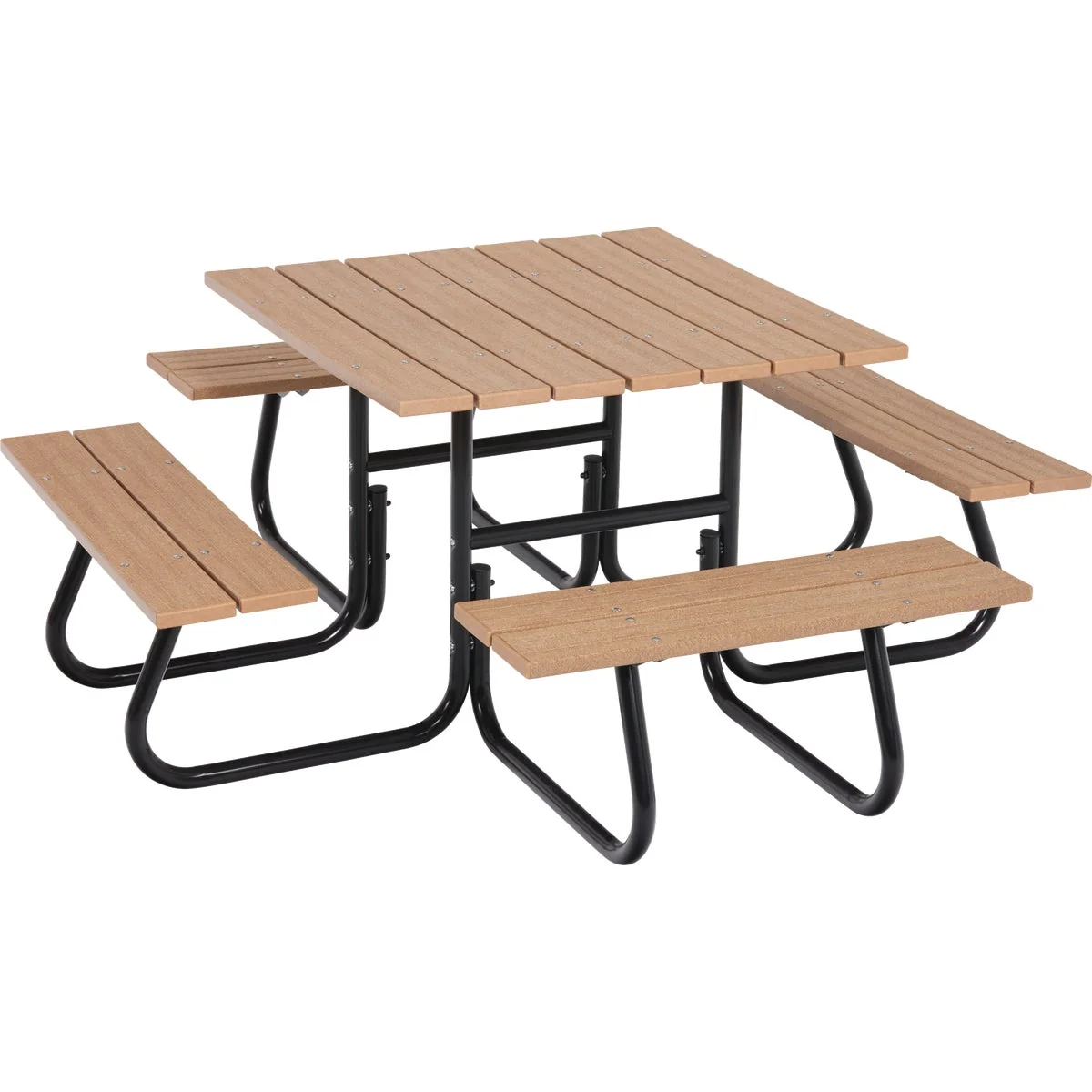 First-Class Jack Post 4-Sided Picnic Table Kit - Frame Only Refined