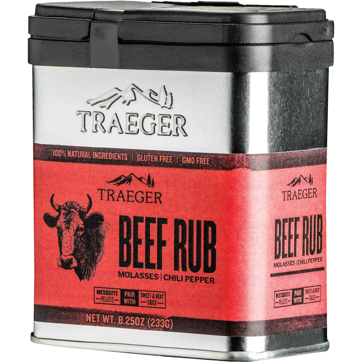 Sophisticated Traeger 8.25 Oz. Molasses Chili Pepper Flavor Beef Rub Versatile