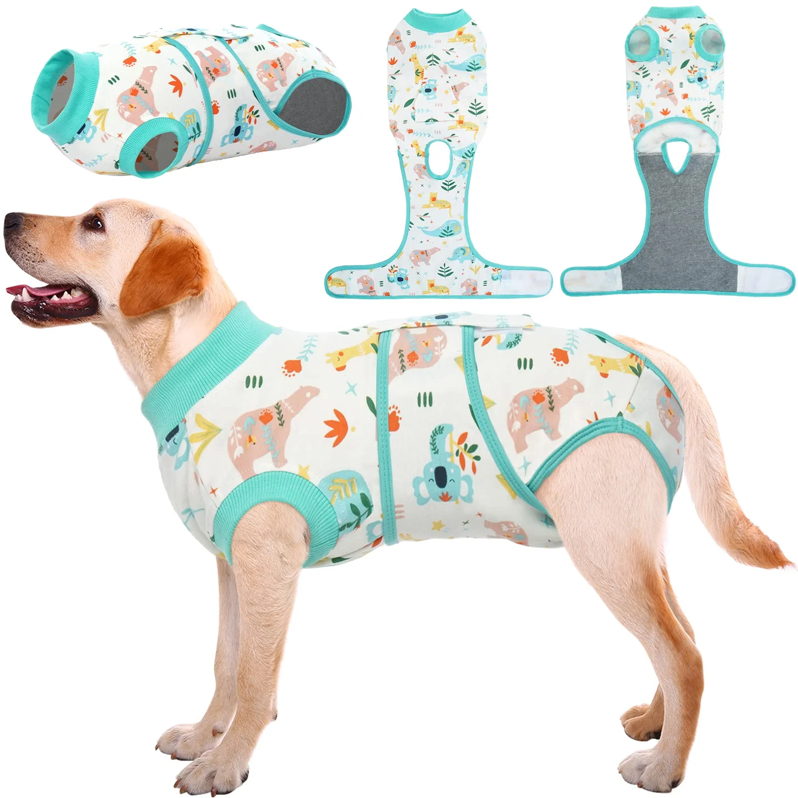 Selected Kuoser Recovery Suit for Dogs Cats – Post-Surgery Comfort Cone Organic