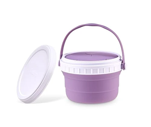 Traditional No Spill Silicone Toddler Snack Containers 12 Count Selected