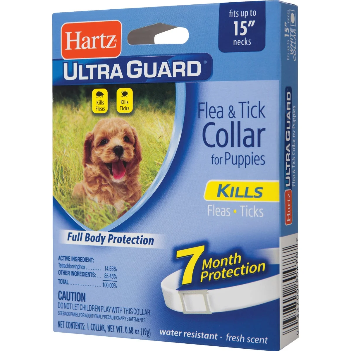 Natural Hartz UltraGuard Water Resistant Flea Tick Collar For Puppies Stylish