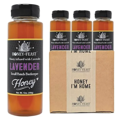 Trusted Organic Lavender Honey Jar 12OZ 36 Fl Oz Expertly Made