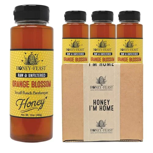 Contemporary Bulk Raw Orange Blossom Honey 36 Fl Oz Pure