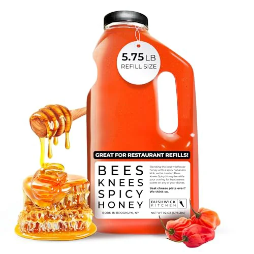 Carefully Designed Bees Knees Spicy Hot Honey 92 Ounce World-Class