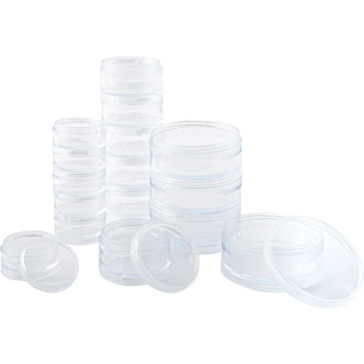 Detailed SouthBend 2 In. Dia. Plastic Stack Jar Sustainable