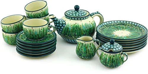 Smooth Tea or Coffee Set for Six UNIKAT Solid