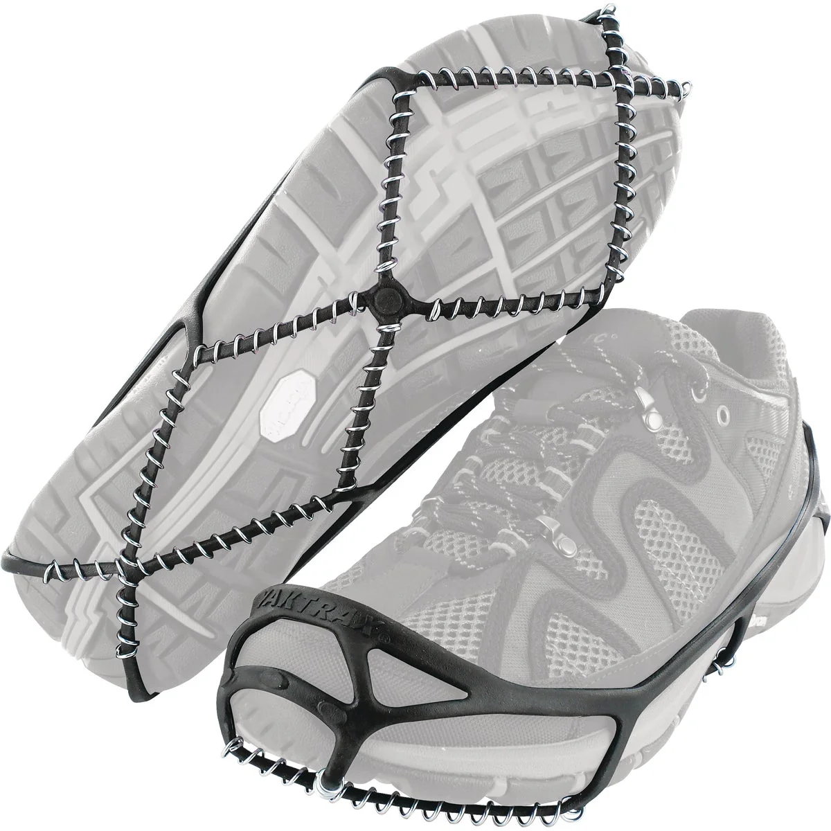 Breathable Yaktrax Walk Medium Black Polyelastomer Ice Cleat Detailed