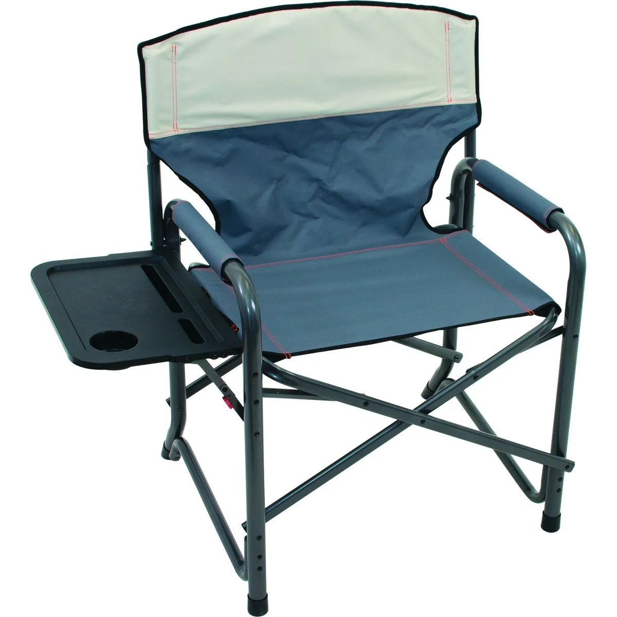 Refined Rio Brands Slate Putty Polyester Broadback XXL Supersized Director's Chair Specialty
