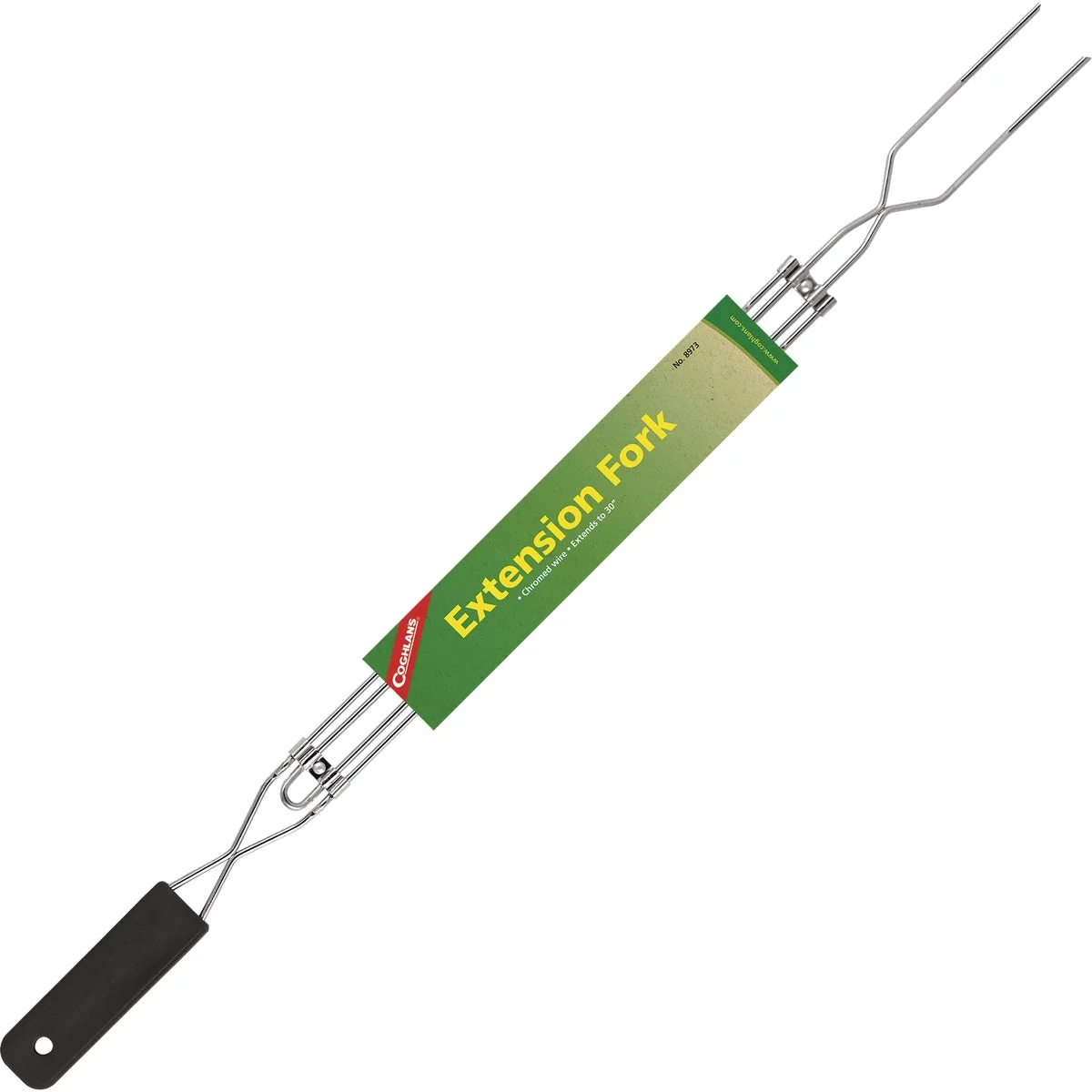 Top-Quality Coghlans 20 In. to 30 In. Extendable Chrome-Plated Metal Hot Dog Roasting Fork Prestigious
