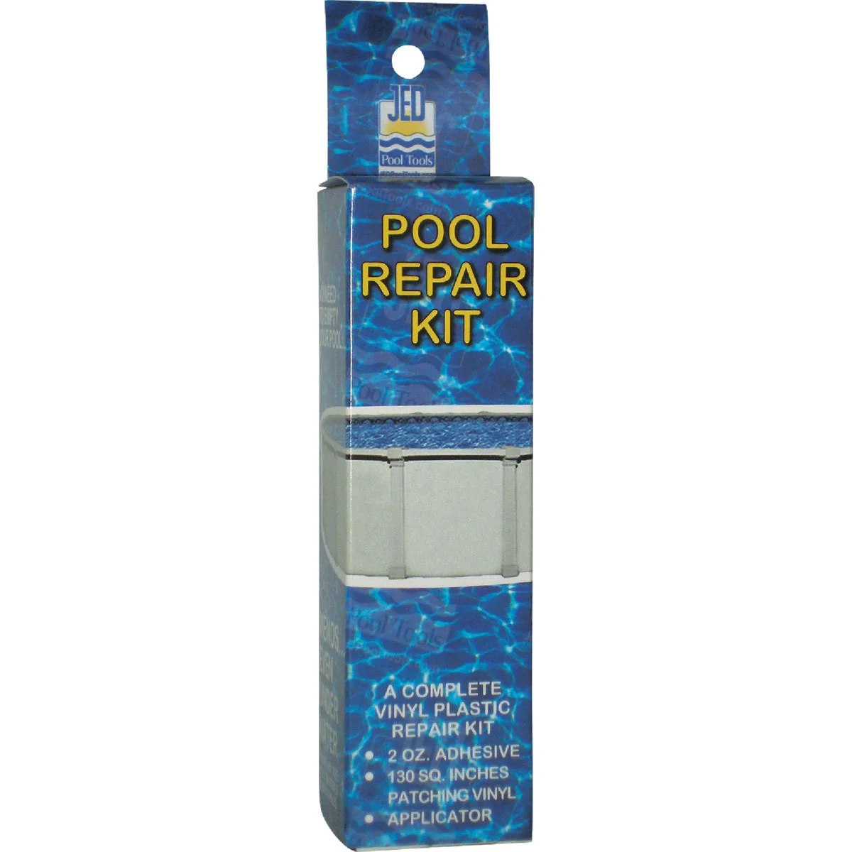 Genuine JED Pool 130 Sq. In. Vinyl Repair Kit Flexible