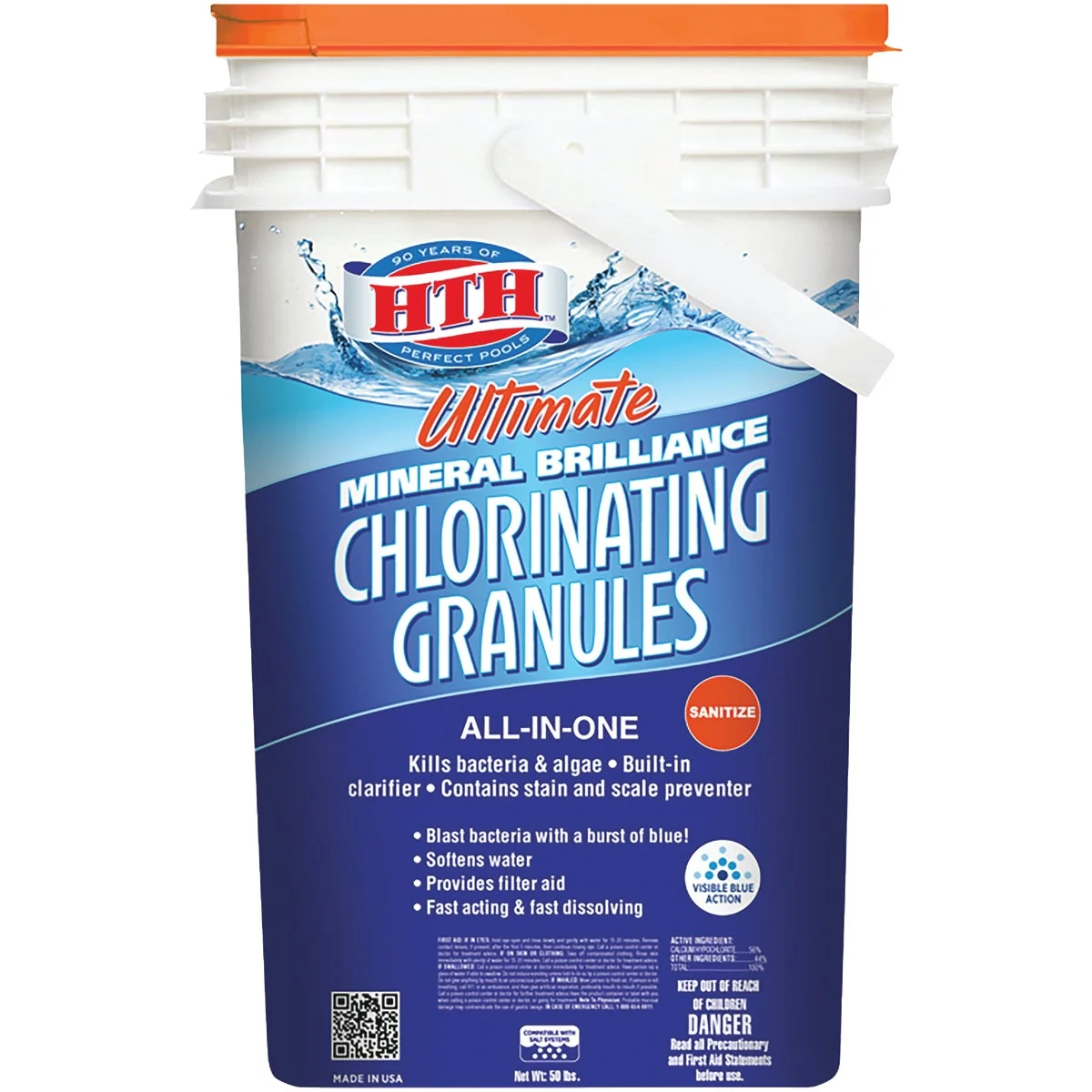 Artisan HTH 50 Lb. Mineral Brilliance Chlorine Granule Lightweight