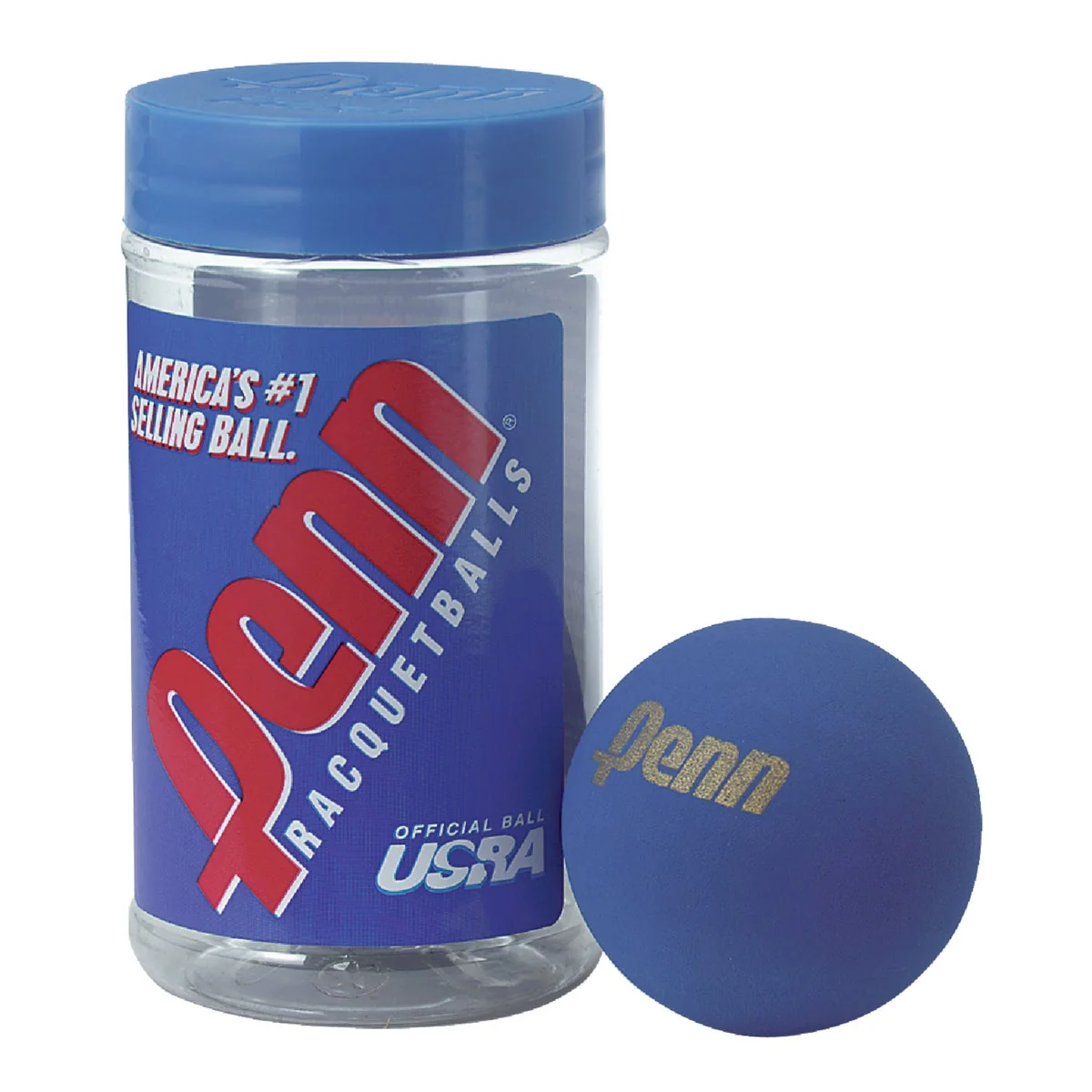 Long-Lasting Penn Blue Racquetball 3-Pack Flexible