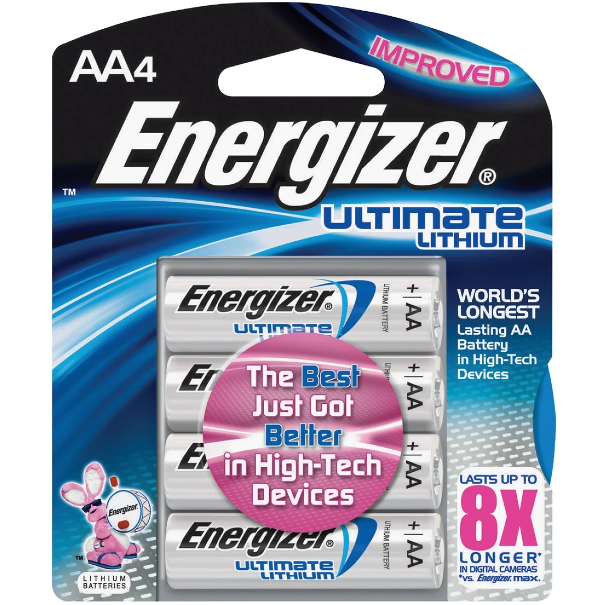 First-Class Energizer AA Lithium Battery 4-Pack Effective