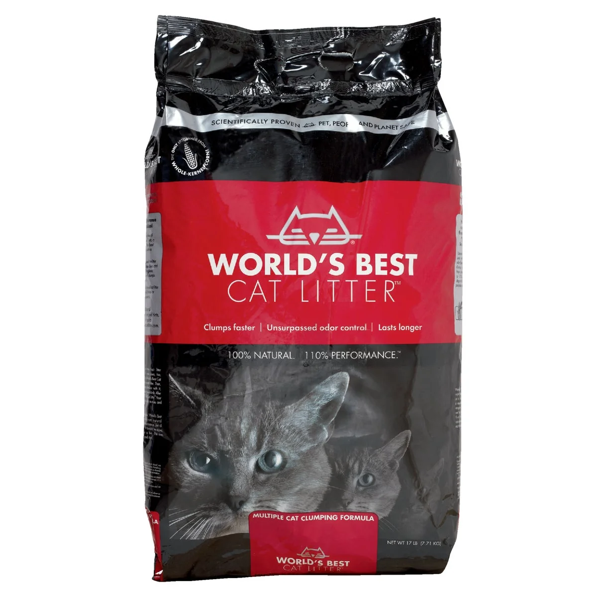 Exclusive Kent World's Cat Litter 15 Lb. Organic Cat Litter Enhanced