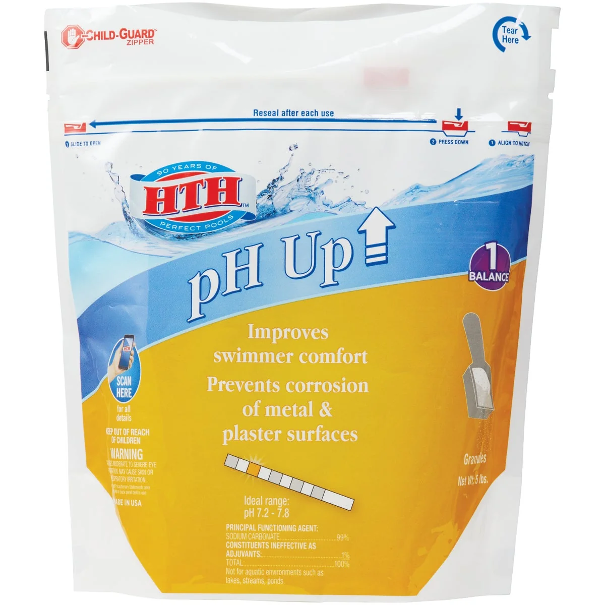 Quality HTH 4 Lb. pH Increaser Balancer Granule Comfortable