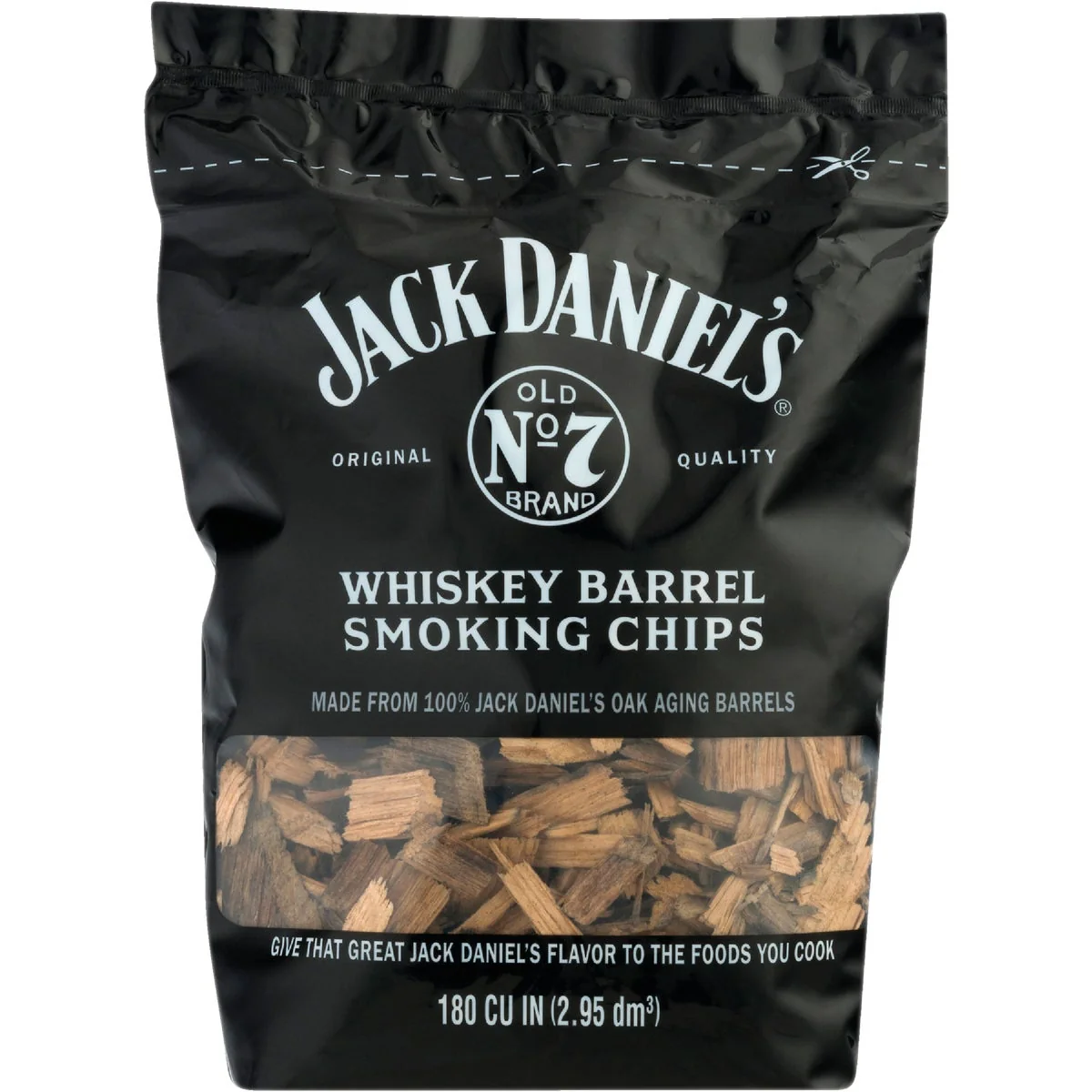 Lightweight Jack Daniels 180 Cu. In. Whiskey Barrel Wood Smoking Chips Proven