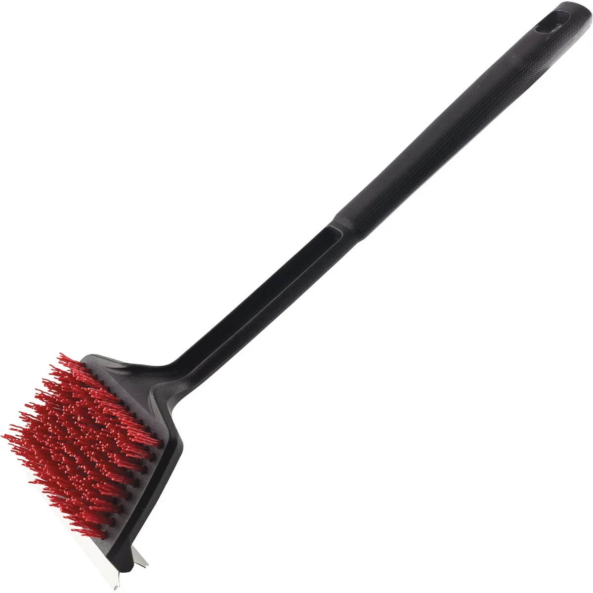 Expertly Made Dyna Glo 18 In. Nylon Bristles Flat Top Grill Cleaning Brush Durable