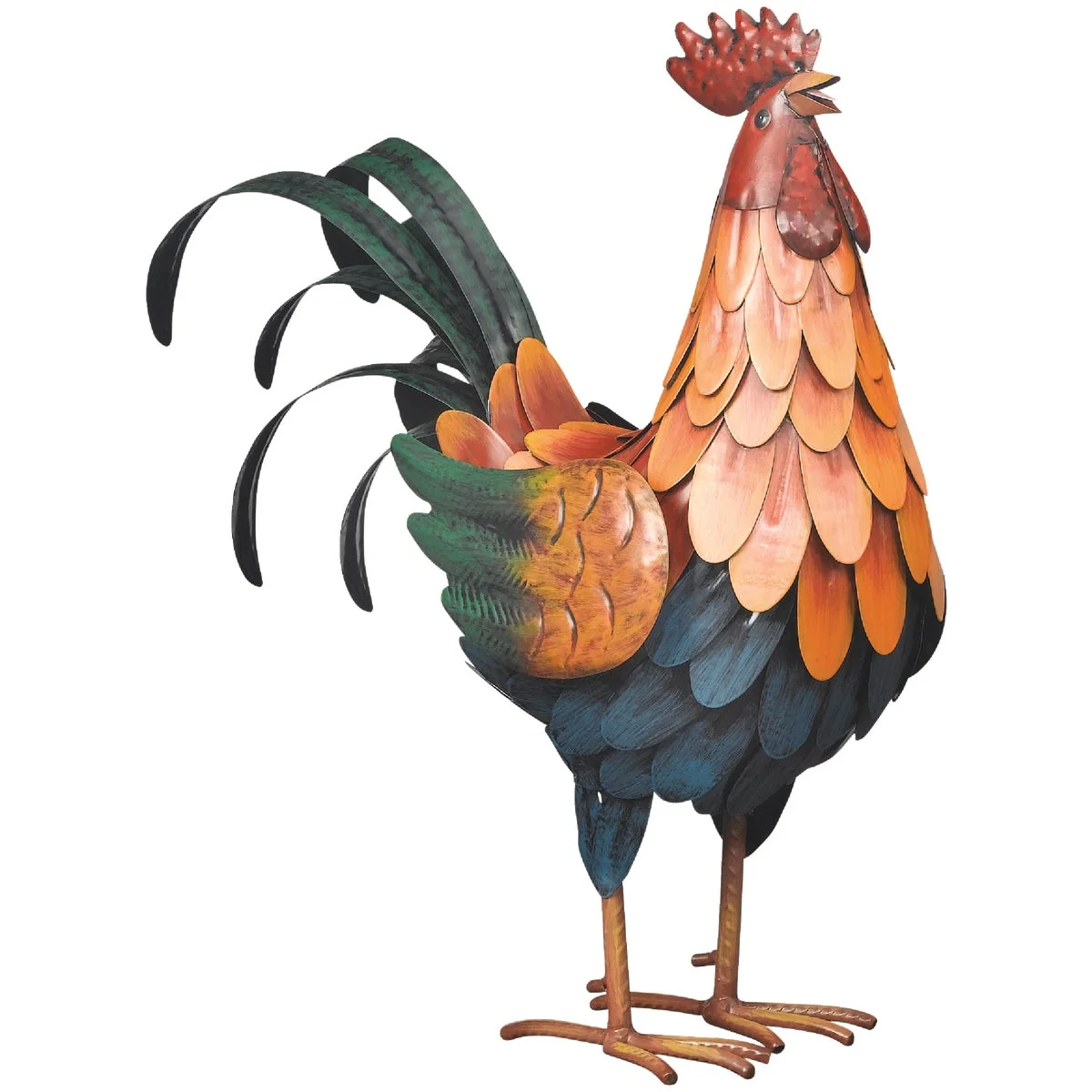 Functional Regal Art Gift Medium Golden Rooster Decor Easy-to-Use