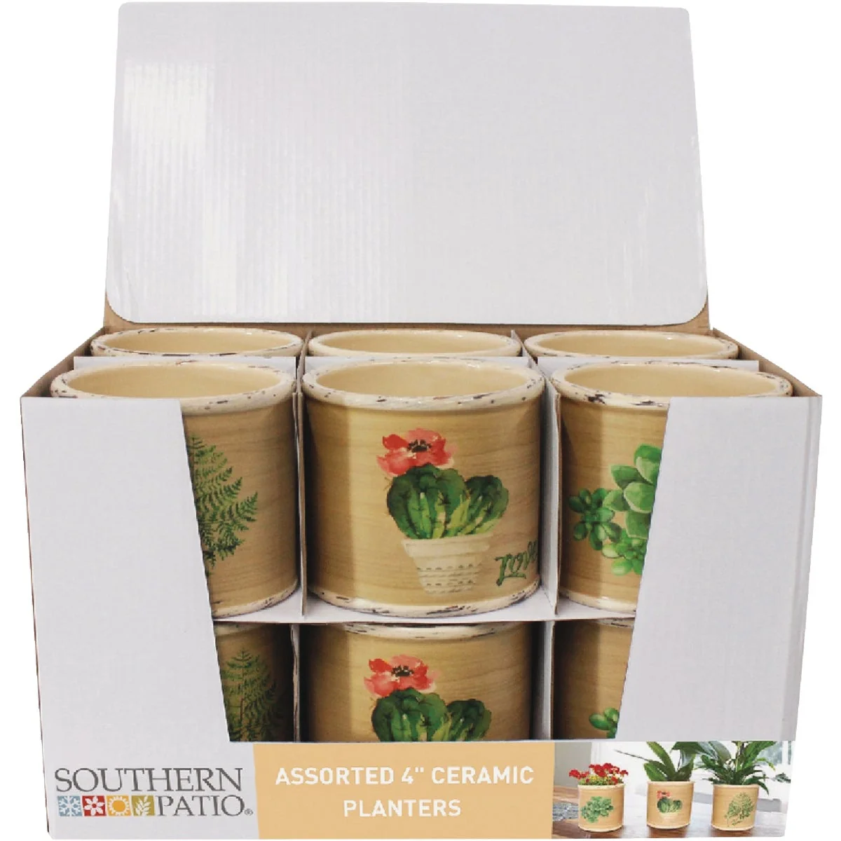 Functional Southern Patio Small Succulent Ceramic Planter Tray Pack 12-Pack High-Quality